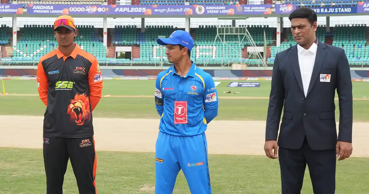 GMR APL 2025 Match 2, Vijayawada Sun Shiners vs Royals of Rayalaseema - Match Report